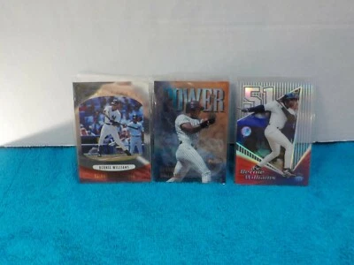 3 Card Lot Bernie Williams 1997 Topps Finest-#45 P2;99 GalleryAG9;99-Tek-27A P23 - Image 1 of 2
