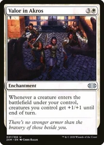 Valor in Akros x4 4x FOIL Double Masters NM MTG - Bild 1 von 1