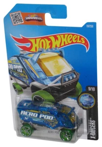 Hot Wheels Showdown X-Raycers 9/10 (2015) Aero Pod Blue Toy Car 19/250 - Picture 1 of 1