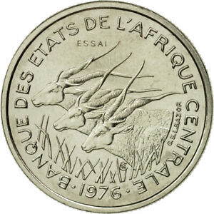 [#471194] Coin, Central African States, 50 Francs, 1976, Paris, MS, Nickel, KM:E