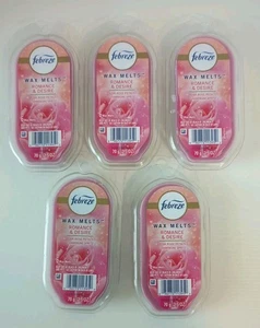 Lot of 5-Febreze ROMANCE & DESIRE Wax Melts- 30 Melts Total. NEW - Picture 1 of 5