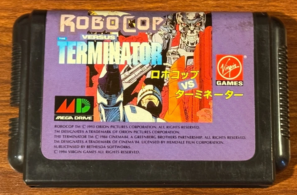 RoboCop Versus The Terminator (JP Sega Mega Drive, 1994) RARO Foto 1 de 2