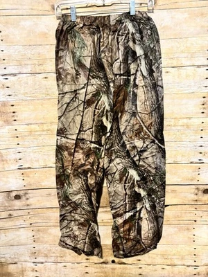 Realtree Polyvinyl Camo Pants Size Medium Elastic - Image 1 of 4