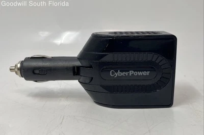 Conexión de enchufe inversor duradero CyberPower Black Cars Power no probada Foto 1 de 4