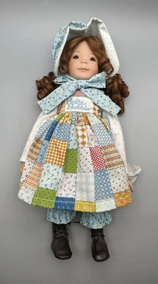 Фарфоровая и тканевая кукла Ashton Drake 15 дюймов Holly Hobbie ОСЕНЬ - Изображение 1 из 3