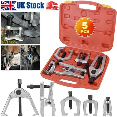 5pcs Professional Front End Service Tool Kit Pitman Arm Puller Tie Rod Remover - Image 1 of 4