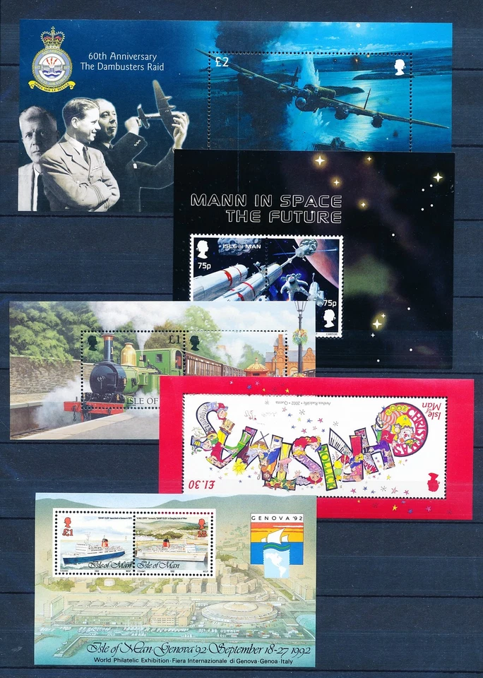 XE56548 Isle of Man mixed thematics sheets XXL MNH - Image 1 of 1