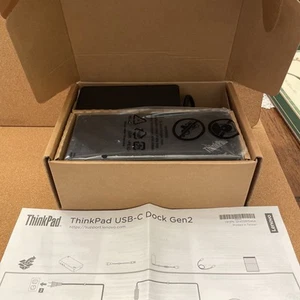 Lenovo Thinkpad USB-C Dock Gen 2 Open Box - Photo 1/12