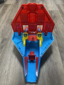 Paw Patrol Mighty Pups Super Jet Command Center Toy Spaceship Plane Works Great - Picture 1 of 9