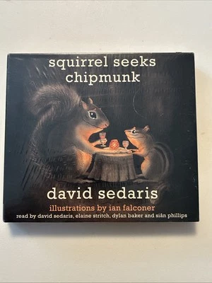 NEW - Squirrel Seeks Chipmunk - David Sedaris - 3 CD Audiobook - 3 Hours — 第 1/2 张图片