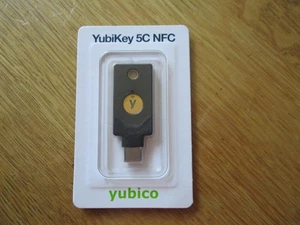 Yubico YubiKey 5C NFC Klucz bezpieczeństwa USB-C lub NFC FIDO (NOWY) - Zdjęcie 1 z 1