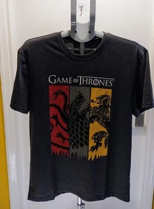 Camiseta Oficial Juego de Tronos con Licencia HBO de Next Medium en Gris Oscuro - Imagen 1 de 14