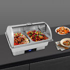 Stainless Steel Electric Roll Top Chafing Dish Bundle Chafing Dish Buffet Warmer