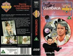 Doctor Who: Castrovalva VHS Cover Signed by JANET FIELDING - Imagen 1 de 1