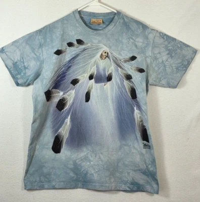 VTG The Mountain Native American Frank Howell Men's L Large Y2K Graphic T Shirt - Image 1 of 4