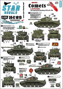 Star Decals 35-C1013 , Decals for British Comets #2. Comets in Hong Kong , 1:35 - Picture 1 of 1