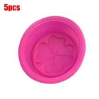 High Temperature 3D Silicone Mould For Soap Fondant Cake Decorating Pack Of 5