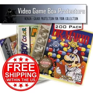 200 Gameboy Virtual Boy Box Protectors sleeves for CIB complete sealed game boy - Picture 1 of 12