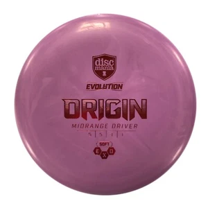 DISC GOLF DISCMANIA EVOLUTION EXO SOFT ORIGIN MID-RANGE 147g PURPLE W/ RED FOIL - Picture 1 of 1