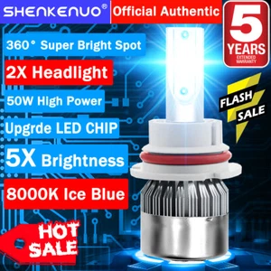 For Mercury Grand Marquis 1998-2005 - 2X 9007 HB5 8000K LED Headlight Bulb Hi/Lo - Picture 1 of 13