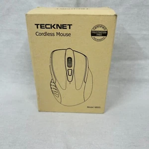 TECKNET Cordless Optical Mouse M006 Wireless 2.4 GHz - Blue For Laptop & PC - Picture 1 of 7