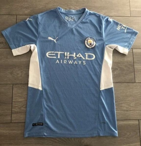 Manchester City Heimtrikot 21/22 Puma Fußballtrikot 93:20 Edition Damen Medium - Bild 1 von 4
