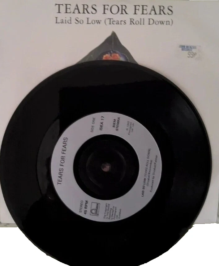 Tears For Fears – Laid So Low (Tears Roll Down) 1982 7" single vinyl record - Image 1 of 4