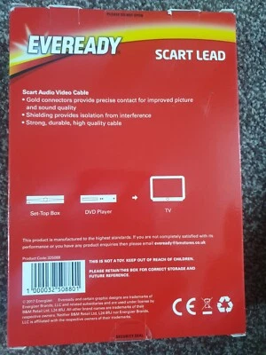 Monster Cable Video 2 Scart to Scart Lead 2 meter long, Gold Plated - Image 1 of 3