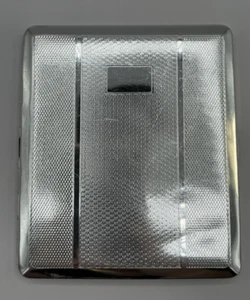 Portasigarette vintage Kincraft made in England anni '60 MCM art deco cromato - Foto 1 di 10