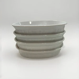 CORNING WARE Casseruole francesi bianche ovali 15 oz F-15-B SET di 4 - Foto 1 di 7