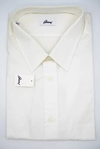 NEW  BRIONI Dress  SHIRT 100% Cotton Size  18 Us 46 Eu  (ARA733) - Picture 1 of 2