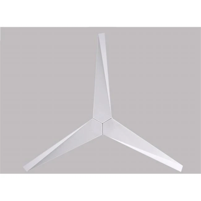 Atlas EKH-WH-WH Eliza-H Three Bladed Rodless- Flush Mount Paddle Fan in Gloss... - Image 1 of 1