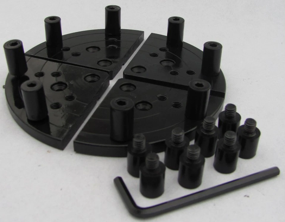 MYMAW Planscheibe f. Drechselprofi mit Spannpratzen Aufspannscheibe Drechsel Drechseln