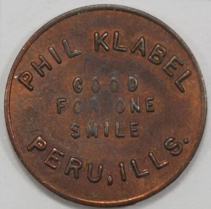 1976 Phil Klabel Buono per un sorriso Perù, Ills. Toke Pubblicità Bicentenario USA - Foto 1 di 2
