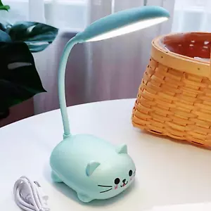 LED Desk Lamp,Mini Cat Night Light, Portable LED Table Light, Cute Foldable USB - Picture 1 of 7