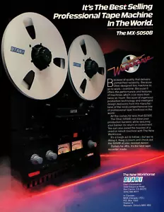 vtg OTARI MX-5050B MAGAZINE PRINT AD Open Reel Recording Tape Machine Pinup - Picture 1 of 1