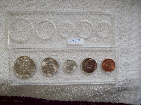 1947 UNCIRCULATED MINT SET PHILADELPHIA MINT Cover