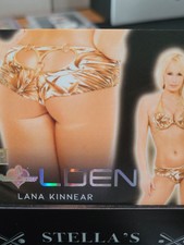 2021 Benchwarmer Gold Edition LANA KINNEAR 08/10 Golden BUTT CARD Silver Foil