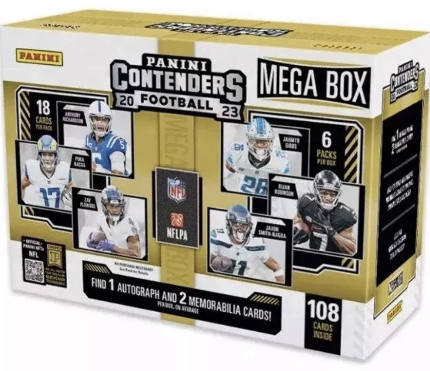 2023 Panini Contenders NFL Football Mega Box - Target - New Sealed