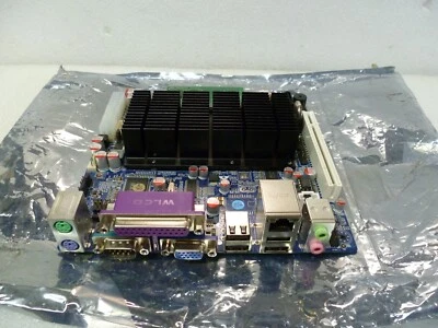 MINI-ITX ATOM INTEL CPU D425 2GB MEMORY ITX-M42X61E IP25X3 MOTHER BOARD - Image 1 of 4