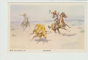 "POSTAL CHARLES M. RUSSELL ""EL BOLTER" - Imagen 1 de 2