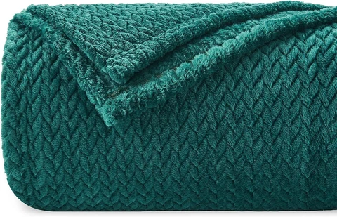 NEWCOSPLAY Super Soft Throw Blanket Dark Teal Throw(40"x50") Cover