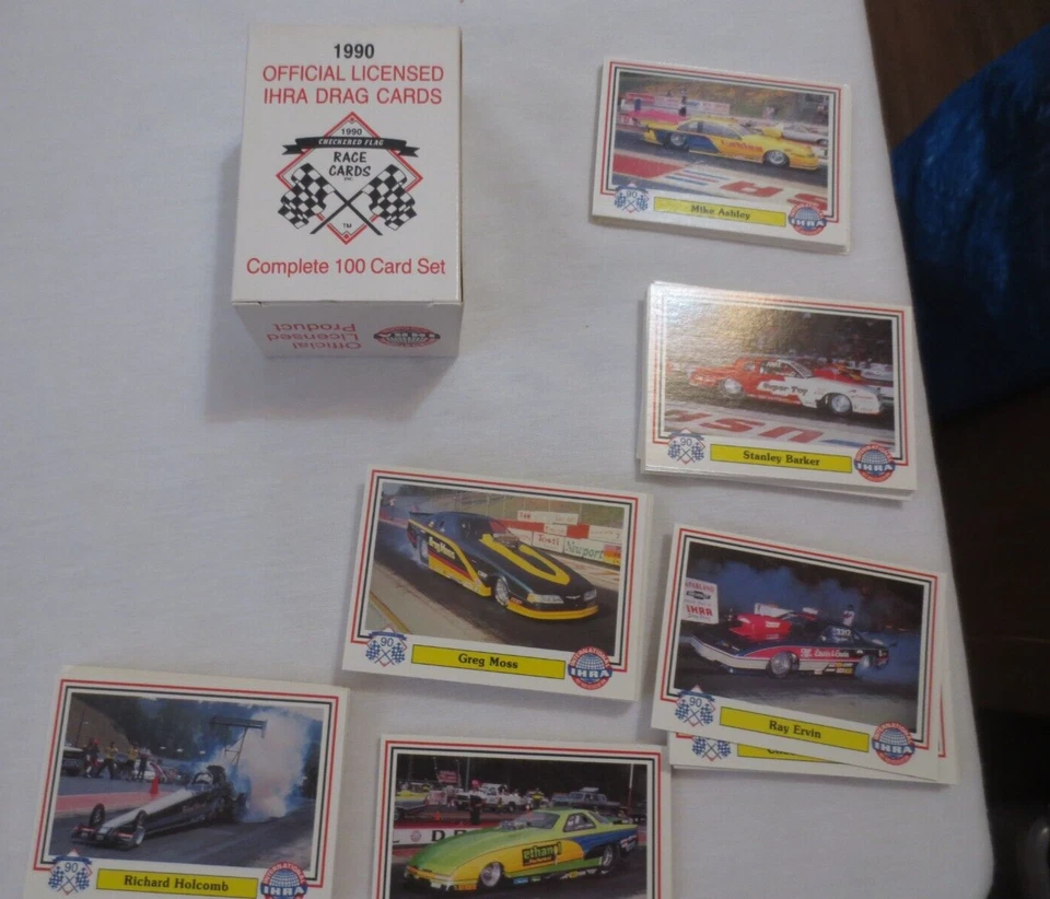 Drag Racing Official Licensed IHRA Drag Cards Complete  100 Cards Set - Image 1 of 4
