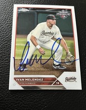 Ivan Melendez Signed 2023 Topps Chrome Pro Debut Card AZ Diamondbacks Prospect