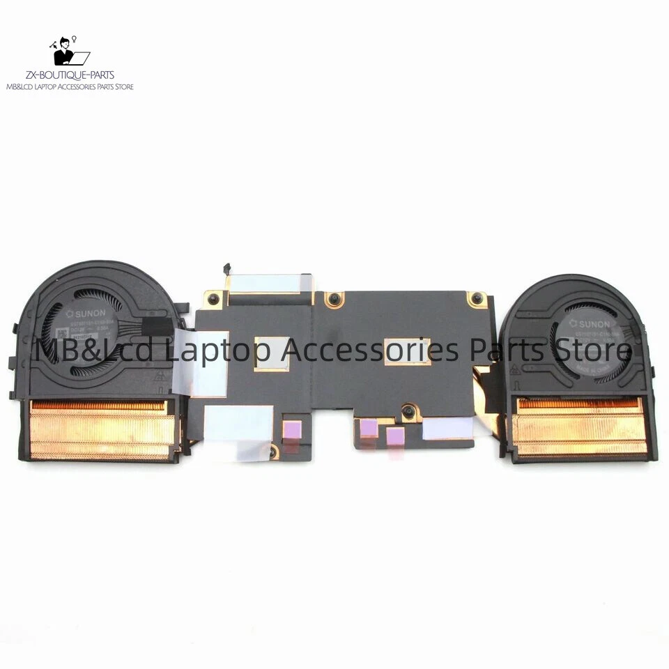 New For ThinkPad P1 X1 Extreme Gen4 Module DIS Heatsink CPU GPU Fan 5H41D34323 - Image 1 of 2