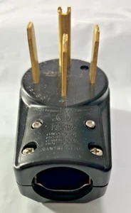 Intertek 3191240 50 AMP Male Power Plug, 4-Prong 125V / 250 Volt RV Camping - Picture 1 of 11