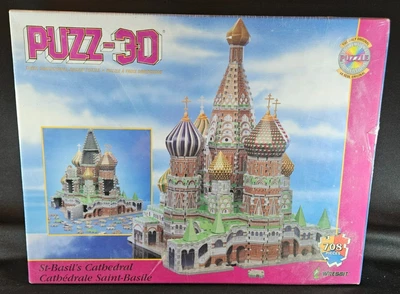 NEW PUZZ-3D St Basil's Cathedral 708 Pieces 3D Jigsaw Puzzle SEALED NIB Wrebbit - Image 1 of 4