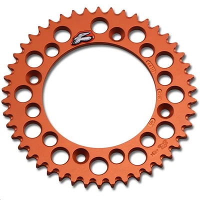 Renthal 224U-520-48GPOR Ultralight Rear Sprocket - Orange - 48T - Image 1 of 3