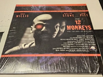 12 Monkeys LaserDisc 1996 Laser Disc Widescreen Bruce Willis WS LD - Image 1 of 2
