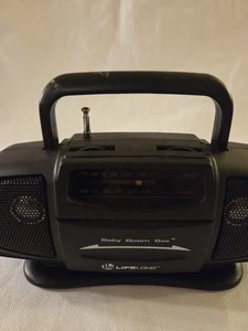 Vintage lebenslanger Baby Ghettoblaster AM/FM Modell 2225 schwarz getestet funktioniert #15150 - Bild 1 von 8